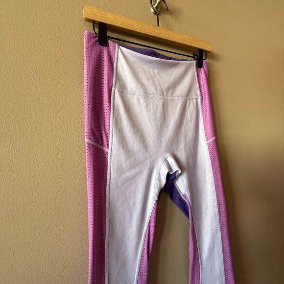Women's M NWT Fabletics Motion365+ High-Waisted Shine Legging Purple - Picture 5 of 10